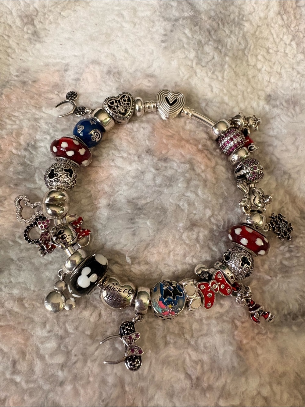 Pandora bangle with Mickey Mouse theme